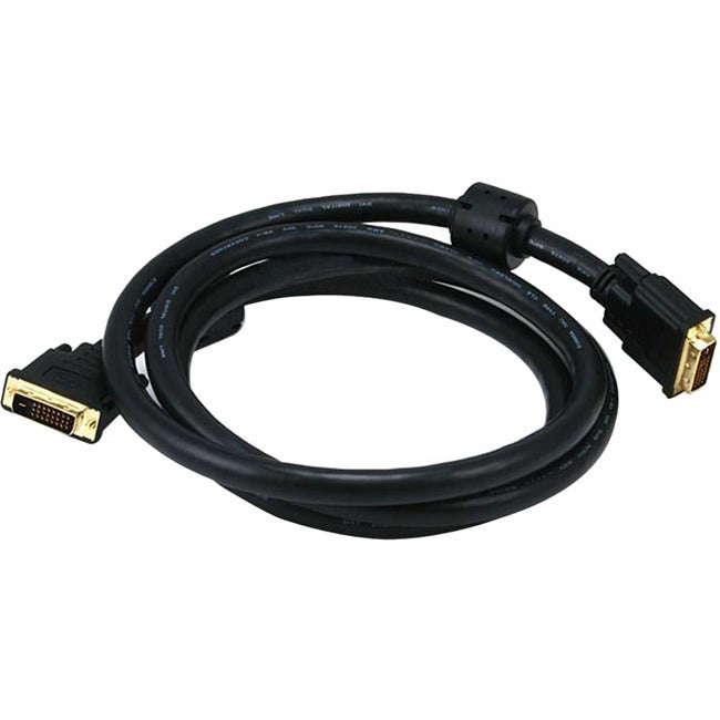 Monoprice 6ft 24AWG CL2 Dual Link DVI-D Cable - Black - Computers & Electronics
