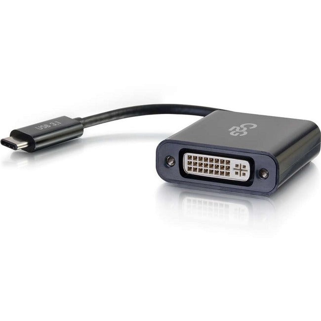 C2G USB-C To DVI-D Video Converter - USB to DVI Adapter - Black - Computers & Electronics