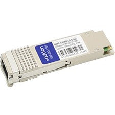 AddOn Cisco QSFP-4X10G-LR-S Compatible TAA Compliant 40GBase-PLR4 QSFP+ Transceiver (SMF, 1310nm, 10km, MPO, DOM) -…