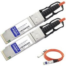 AddOn Cisco QSFP-100G-AOC3M Compatible TAA Compliant 100GBase-AOC QSFP28 to QSFP28 Direct Attach Cable (850nm, MMF, 3m) -…