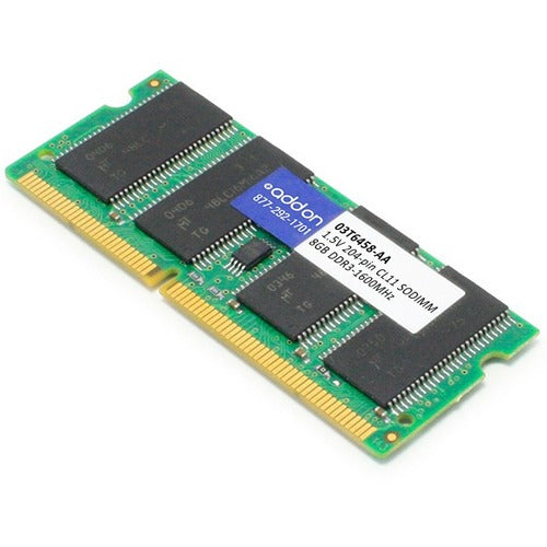 AddOn AA160D3SL/8G x1 Lenovo 03T6458 Compatible 8GB DDR3-1600MHz Unbuffered Dual Rank 1.5V 204-pin CL11 SODIMM Default Title