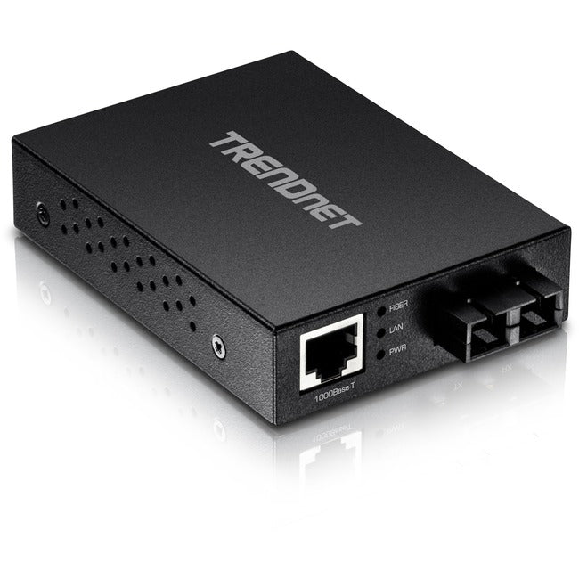 TRENDnet 1000Base-T to 1000Base-SX Multi-Mode SC Fiber Converter - GreatEagleInc