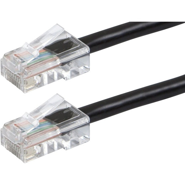 Monoprice ZEROboot Series Cat6 24AWG UTP Ethernet Network Patch Cable, 10ft Black Default Title
