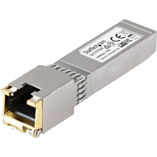 StarTech.com Cisco GLC-T Compatible SFP Module - TAA - 1000BASE-T Copper SFP Transceiver - Lifetime Warranty - 1 Gbps - Maximum Transfer Distance: 100 m (328 ft) Default Title