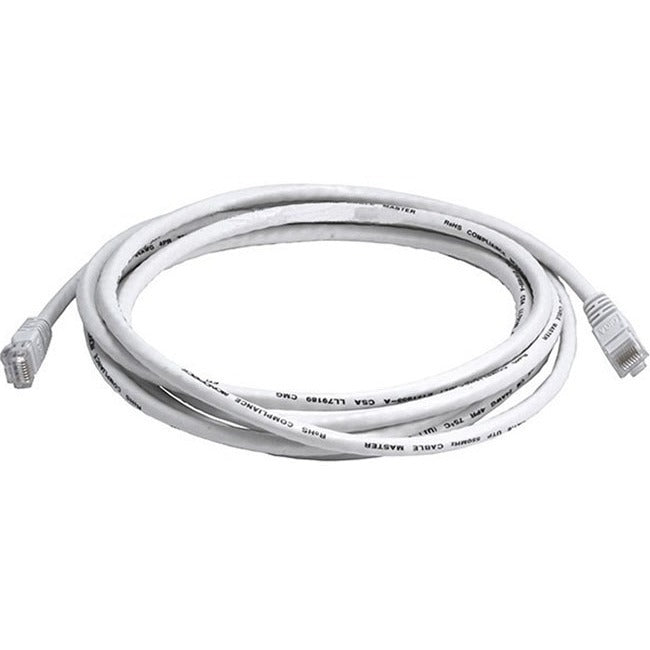 Monoprice Cat6 24AWG UTP Ethernet Network Patch Cable, 10ft White - GreatEagleInc