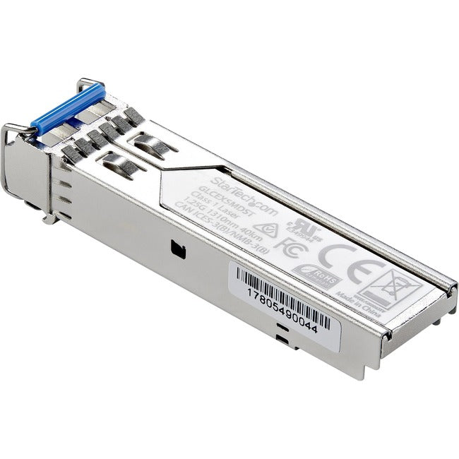 StarTech.com Cisco GLC-EX-SMD Compatible SFP Module - 1000BASE-EX Fiber Optical SFP Transceiver - Lifetime Warranty - 1 Gbps - Maximum Transfer Distance: 40 km (24.8 mi) - GreatEagleInc