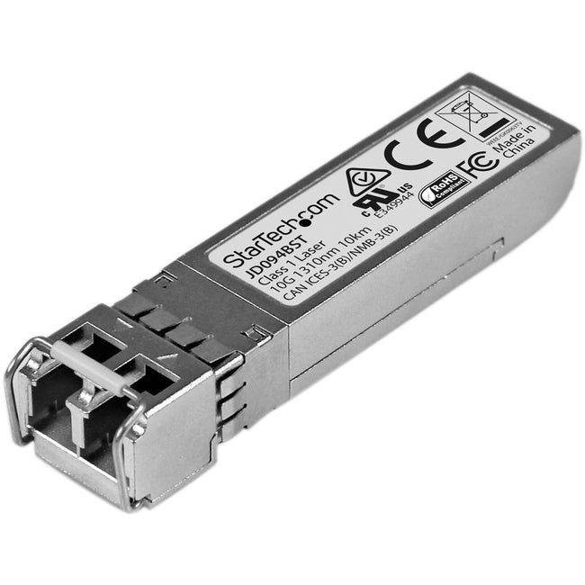 StarTech.com HP JD094B Compatible SFP+ Module - 10GBASE-LR Fiber Optical SFP Transceiver - Lifetime Warranty - 10 Gbps - Maximum Transfer Distance: 10 km (6.2 mi) - GreatEagleInc