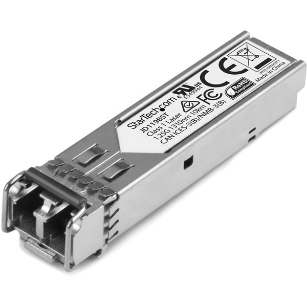 StarTech.com HP JD119B Compatible SFP Module - 1000BASE-LX Fiber Optical SFP Transceiver - Lifetime Warranty - 1 Gbps - Maximum Transfer Distance: 10 km (6.2 mi) - GreatEagleInc