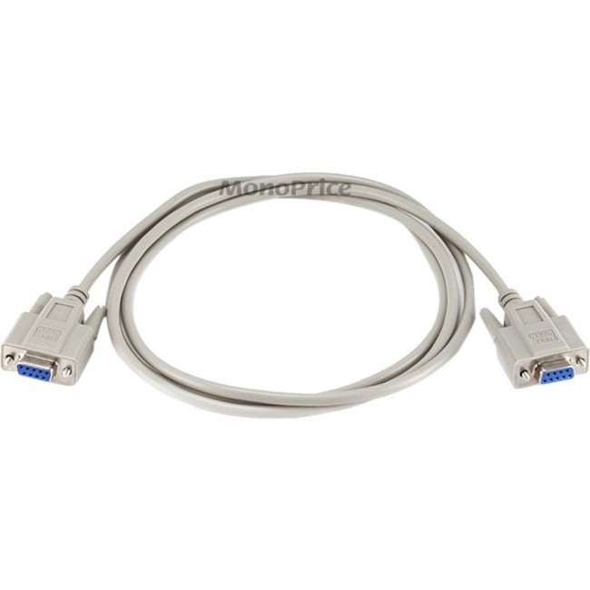 Monoprice, Inc. Null Modem Db 9 F/f Molded Cable 6ft - GreatEagleInc