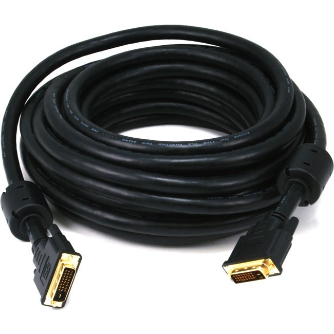 Monoprice 35ft 24AWG CL2 Dual Link DVI-D Cable - Black Default Title
