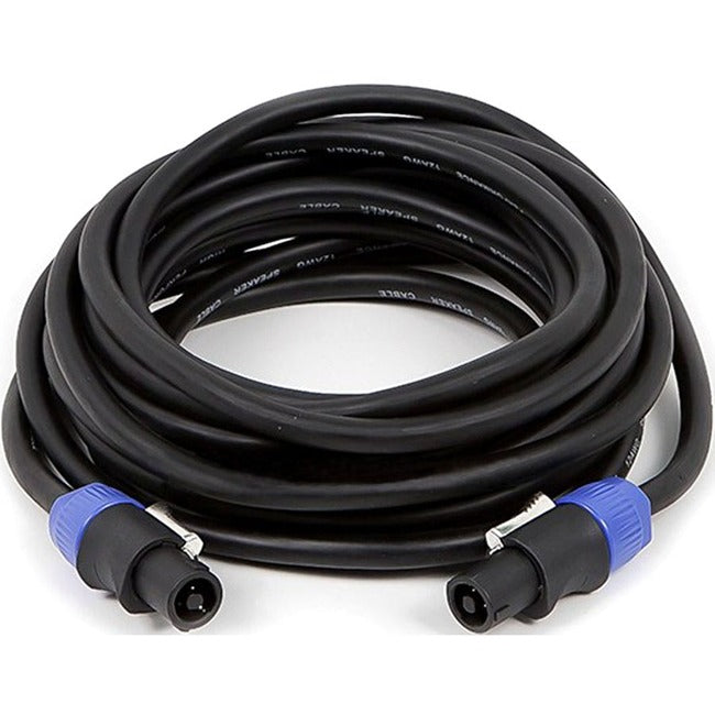 Monoprice 25ft 2-conductor NL4 Female to NL4 Female 12AWG Speaker Twist Connector Cable Default Title