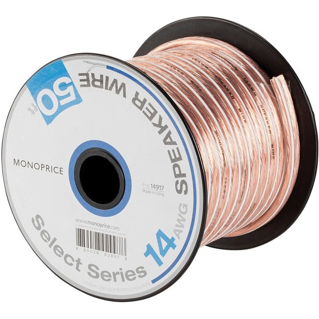 Monoprice Select Series 14AWG Speaker Wire, 50ft Default Title