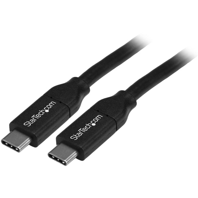 StarTech.com 4m 13 ft USB C Cable with Power Delivery (5A) - M/M - USB 2.0 - USB-IF Certified - USB 2.0 Type C Cable -…