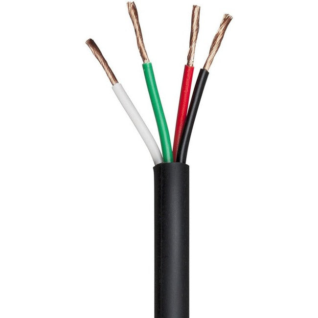 Monoprice Nimbus Series 18AWG 4-Conductor CMP-Rated Speaker Wire, 100ft - Computers & Electronics