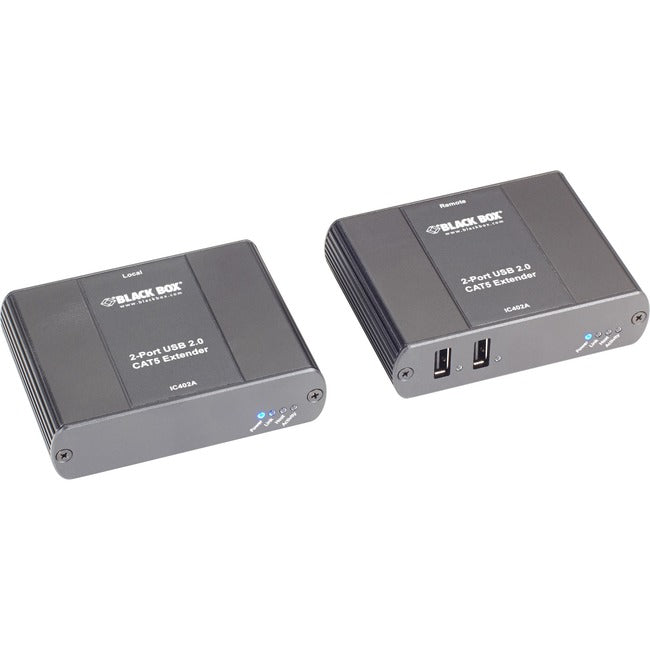 Black Box CATx USB 2.0 Extender - 2-Port - GreatEagleInc