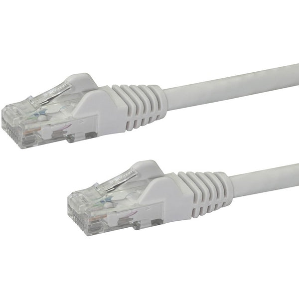 StarTech.com 12ft White Cat6 Patch Cable with Snagless RJ45 Connectors - Cat6 Ethernet Cable - 12 ft Cat6 UTP Cable - GreatEagleInc