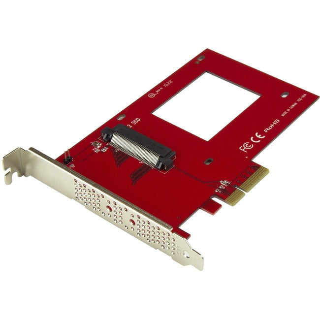 StarTech.com U.2 to PCIe Adapter for 2.5" U.2 NVMe SSD - SFF-8639 PCIe Adapter - x4 PCI Express 3.0 - NVMe PCIe Adapter - U.2 PCIe Card - GreatEagleInc