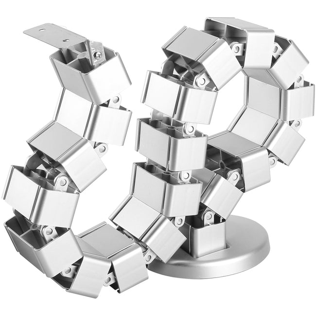 StarTech.com Cable Management Spine - Adjustable & Flexible Cable Organizer - With Four Cable Channels and Weighted Base Plate - GreatEagleInc