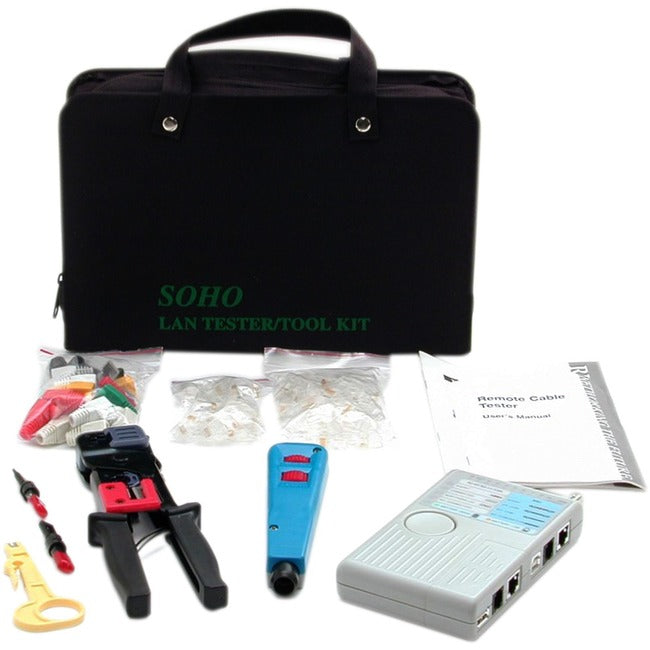 StarTech.com Professional RJ45 Network Installer Tool Kit with Carrying Case - Network Installation Kit - Network tool tester kit Default Title