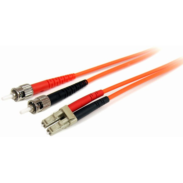 StarTech.com 1m Fiber Optic Cable - Multimode Duplex 62.5/125 - LSZH - LC/ST - OM1 - LC to ST Fiber Patch Cable Default Title