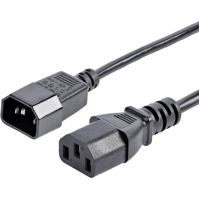 StarTech.com 6 ft Standard Computer Power Cord Extension - C14 to C13 - GreatEagleInc