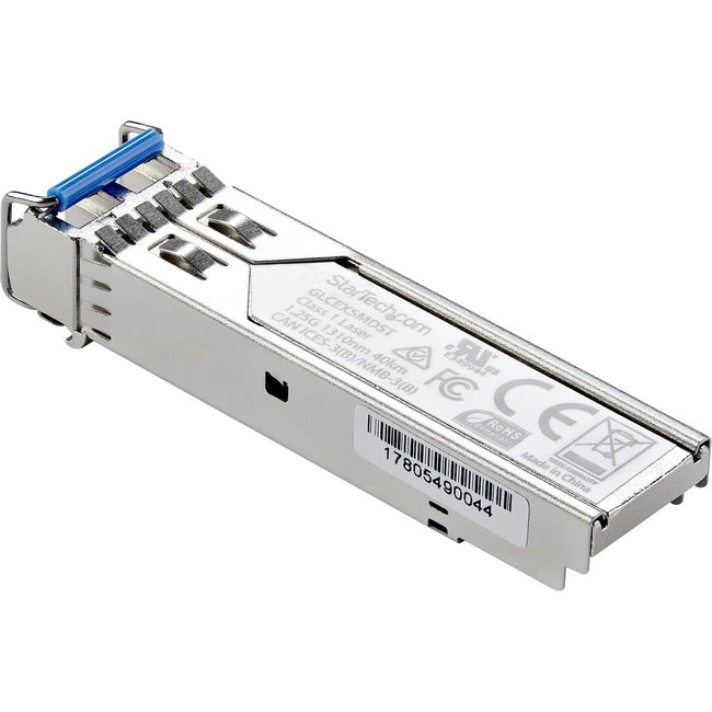StarTech.com 1000BASE-EX MSA Compliant SFP Module - LC Connector - Fiber SFP Transceiver - Lifetime Warranty - 1 Gbps - Max. Transfer Distance 40 km (24.8 mi) - GreatEagleInc