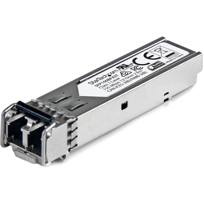 StarTech.com 100BASE-FX MSA Compliant SFP Module - LC Connector - Fiber SFP Transceiver - Lifetime Warranty - 100 Mbps - Max. Transfer Distance 2 km (1.2 mi) Default Title