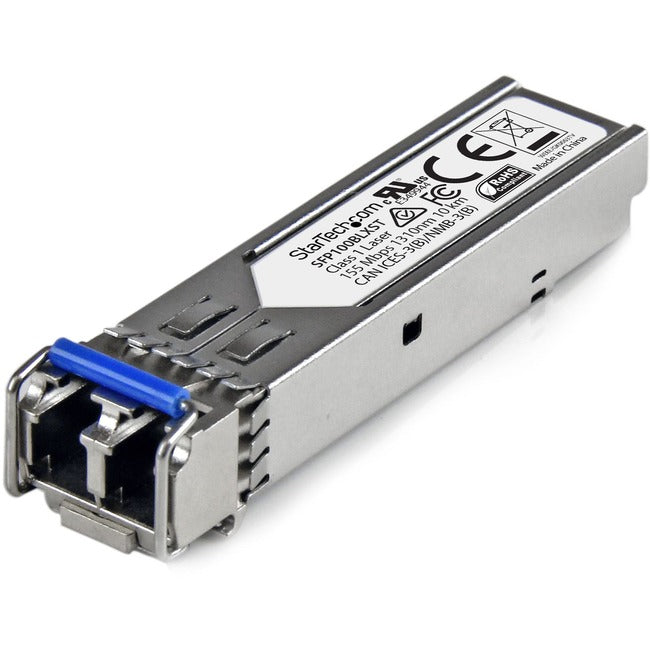 StarTech.com 100BASE-LX MSA Compliant SFP Module - LC Connector - Fiber SFP Transceiver - Lifetime Warranty - 100 Mbps - Max. Transfer Distance 10 km (6.2 mi) - GreatEagleInc