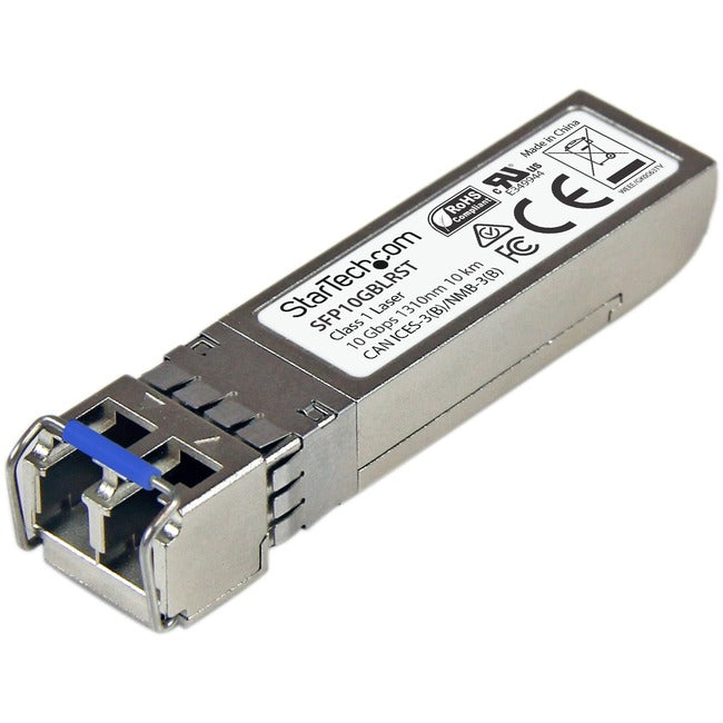 StarTech.com 10GBASE-LR MSA Compliant SFP+ Module - LC Connector - Fiber SFP+ Transceiver - Lifetime Warranty - 10 Gbps - Max. Transfer Distance 10 km (6.2 mi)