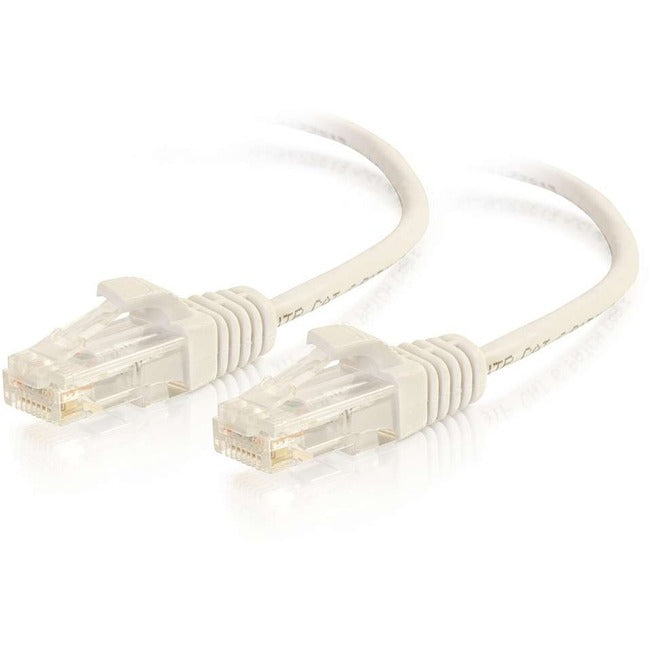 C2G 10ft Cat6 Snagless Unshielded (UTP) Slim Ethernet Network Patch Cable - White - Computers & Electronics