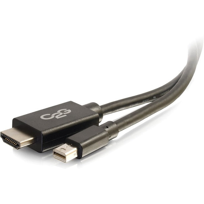 C2G 10ft Mini DisplayPort to HDMI Adapter Cable - Black - TAA Default Title