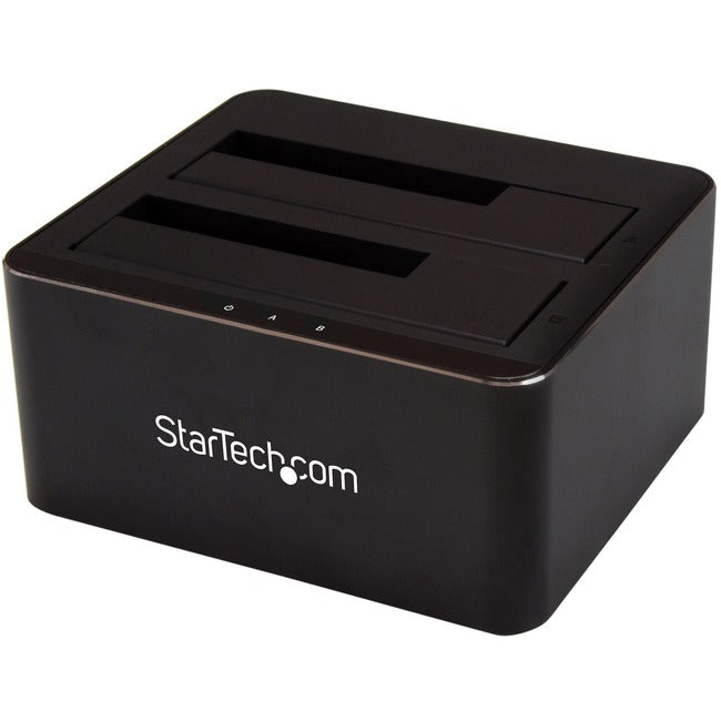 StarTech.com Dual Bay SATA HDD Docking Station for 2 x 2.5 / 3.5" SATA SSD / HDD - USB 3.0 - SATA Hard Drive Docking Station Default Title