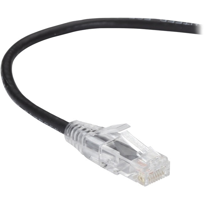 Black Box CAT6A UTP Slim-Net Patch Cable, 28AWG, 500-MHz, PVC