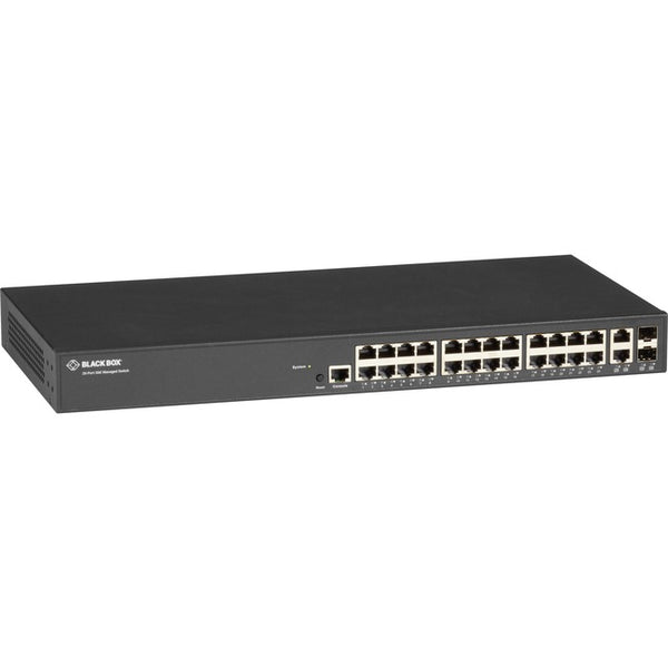 Black Box Gigabit Managed Ethernet Switch - 26-Port - GreatEagleInc