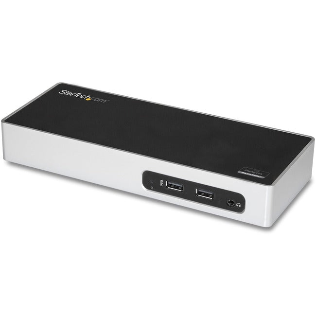 StarTech.com Dual Monitor USB 3.0 Docking Station - Mac & Windows - HDMI & DVI + DVI to VGA Adapter - Port Replicator with…