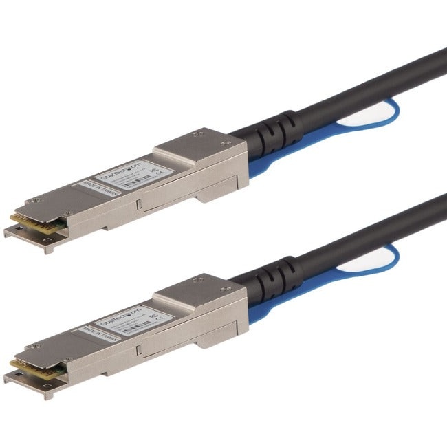 StarTech.com MSA Compliant QSFP+ Direct-Attach Twinax Cable - 0.5 m (1.6 ft) - 40 Gbps - Passive DAC Copper Cable - RJ45 Mini-GBIC Cable