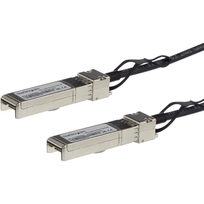 StarTech.com MSA Compliant SFP+ Direct-Attach Twinax Cable - 2 m (6.6 ft) - 10 Gbps - Passive DAC Copper Cable - RJ45…