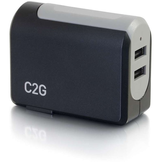 C2G 2-Port USB Wall Charger - AC to USB Adapter, 5V 4.8A Output Default Title