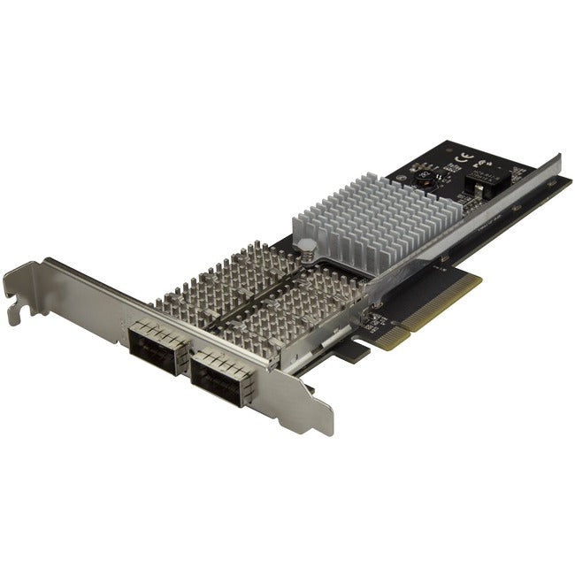 StarTech.com Dual-Port QSFP+ Server NIC Card - PCI Express - Intel XL710 Chip - 40G Network Interface Card - 40Gb Network Card - 40 Gb NIC