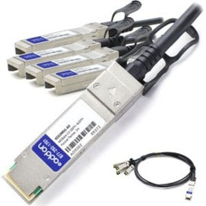AddOn Huawei 02310MUL-AO Compatible TAA Compliant 40GBase-CU QSFP+ to 4xSFP+ Direct Attach Cable (Passive Twinax, 3m)