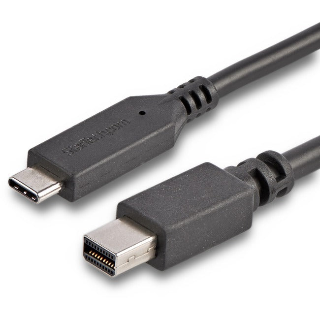 StarTech.com 1.8m / 6 ft USB-C to Mini DisplayPort Cable - USB C to mDP Cable - 4K 60Hz - Black - Computers & Electronics