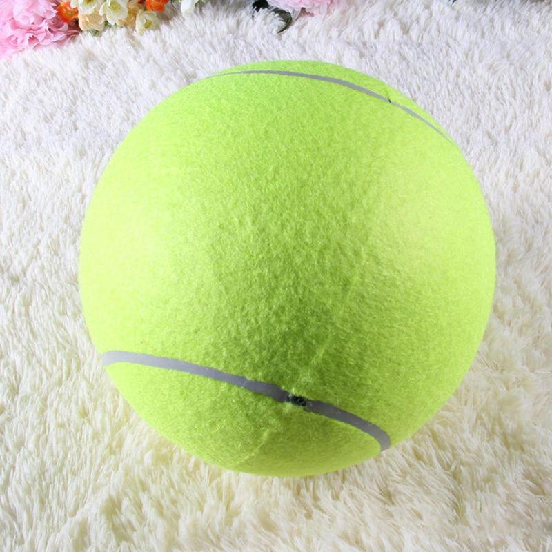 Giant Tennis Ball For Pet Chew Toy Big Inflatable Tennis Ball Signature Mega Jumbo Pet Toy Ball Supplies Outdoor Cricket