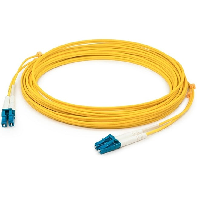 AddOn 1m LC (Male) to LC (Male) Yellow OS1 Duplex Fiber TAA Compliant OFNR (Riser-Rated) Patch Cable - Computers &…