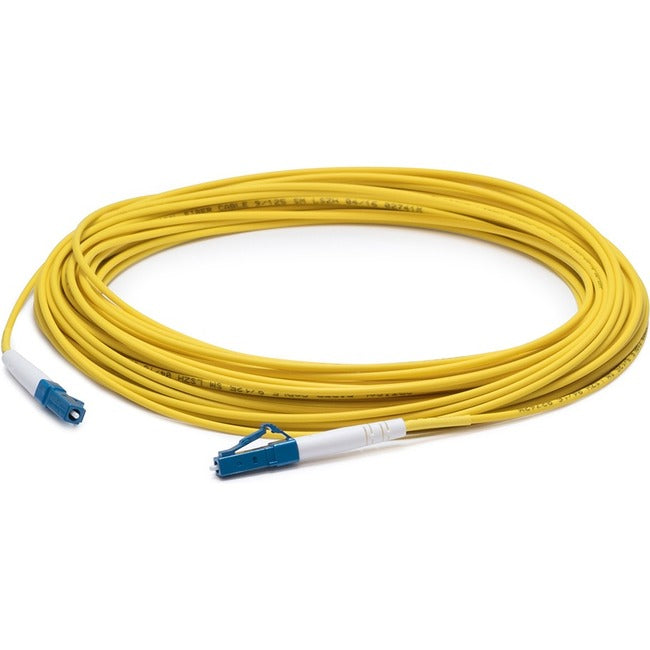 AddOn 2m ALC (Male) to LC (Male) Yellow OS1 Duplex OFNR (Riser-Rated) Fiber Patch Cable - Computers & Electronics