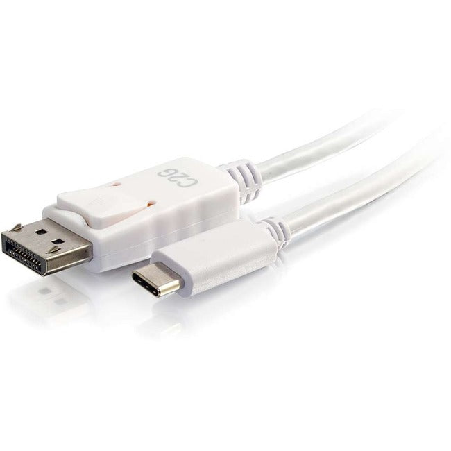 C2G 3ft USB C to DisplayPort 4K Cable White Default Title
