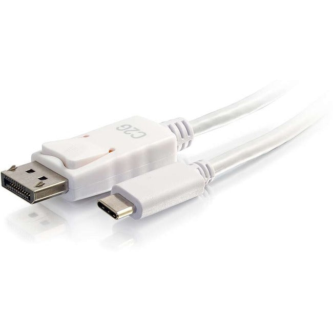 C2G 6ft USB C to DisplayPort 4K Cable White Default Title
