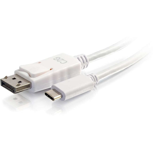 C2G 12ft USB C to DisplayPort 4K Cable White Default Title