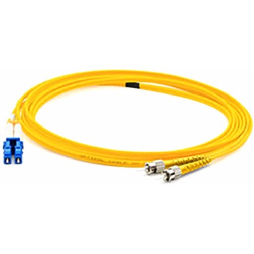 AddOn 10m FC (Male) to LC (Male) Yellow OS1 Duplex Fiber OFNR (Riser-Rated) Patch Cable - GreatEagleInc