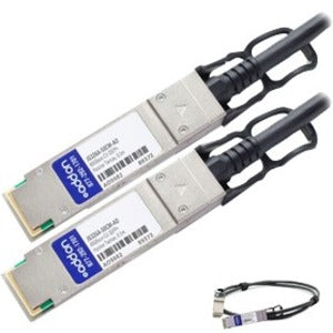 AddOn HP Compatible TAA Compliant 40GBase-CU QSFP+ to QSFP+ Direct Attach Cable (Passive Twinax, 0.5m) - GreatEagleInc