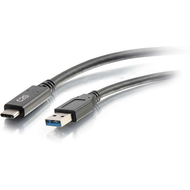 C2G 10ft USB 3.0 Type C to USB A - USB Cable Black M/M Default Title